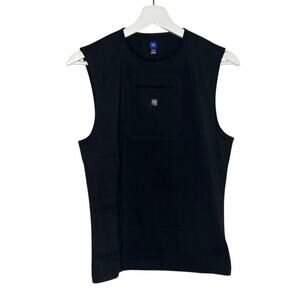Yeezy x Gap Sleeveless Round Neck Loose Athletic Tank Top Black Women's Size M